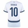 Officiële Voetbalshirt Zwitserland Xhaka 10 Uit EK 2024 - Heren